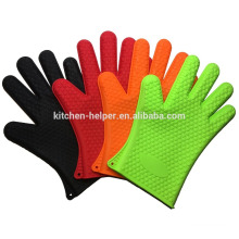 Wholesale FDA Kitchen Waterproof Heat Resistant Oven Barbecue Gloves/Silicone Grill Oven BBQ Glove/Oven Mitt